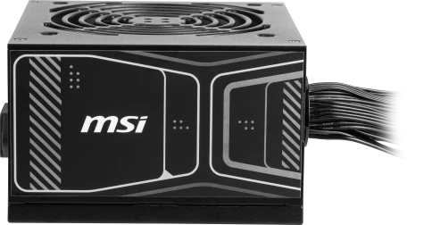 Блок питания ПК/ Power Supply MSI MAG A850GN PCIE5, 850W 80+ Gold (ATX, 3.1, PCIe 5.1, Non-modular, 1x24(20+4)pin, 2xCPU 8(4+4)pin, 2xPCIe*2 8(6+2)pin, 1x12VHPWR (450W), 4xSATA3, 4xMOLEX4pin, Active, 120x120mm, 140x150x86mm, APFC, black) фото 5