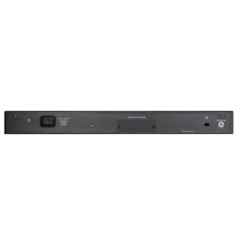 Коммутатор/ Управляемый L2+ стекируемый PoE-коммутатор, 48x1000Base-T PoE, 4x10GBase-X SFP+, PoE-бюджет 370 Вт (740 Вт с DPS-700), CLI, консольный порт RJ-45, RPS фото 3