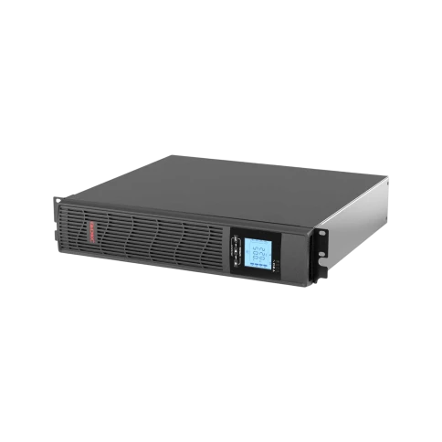 Линейно-интерактивный ИБП ДКС серии Info Rackmount Pro, 1000ВА/800Вт,1/1, USB, RJ45, 6xIEC C13, Rack 2U, SNMP/AS400 slot, 2x7Aч фото 2