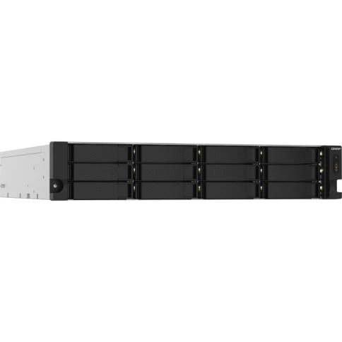 Сетевое хранилище без дисков/ SMB QNAP TS-1232PXU-RP-4G 12-Bay quad-core 64-bit AL324 1.7 GHz rackmount NAS with 250W redundant PSU, 4GB DDR4 UDIMM RAM (max 1x16GB), SATA 6Gb/s, 2x 10GbE SFP+ LAN, 2x2.5 GbE LAN, 1x PCIe Gen2 x2 slot. W/o RAIL-B02 фото 2