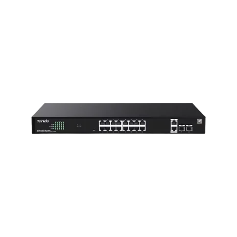 Управляемый PoE-коммутатор 18GE+2SFP/ Управляемый PoE-коммутатор 18GE+2SFP TENDA фото 1