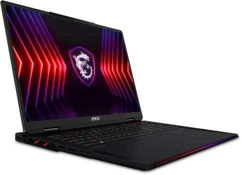 Ноутбук MSI Raider A18 HX A9WJG-216RU AMD Ryzen 9 9955HX3D/64Gb/SSD2Tb/RTX 5090 24Gb/18"/IPS/UHD+/120Hz/MiniLED/Win11/Core Black (9S7-182L72-216) фото 2