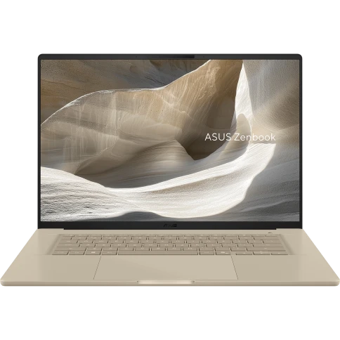 Ноутбук/ ASUS UX3607OA-SQ013W 16"(2880x1620 OLED)/Qualcomm Snapdragon X2 Elite Extreme  X2E-94-100(Ghz)/49152Mb/1024PCISSDGb/noDVD/Cam/BT/WiFi/70WHr/war 1y/1.2kg/Zabriskie Beige/Win11Home + алюм корп; +чехол фото 1