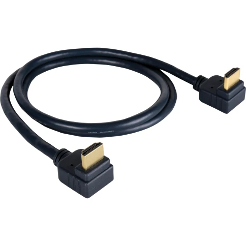 'Высокоскоростной кабель HDMI с двумя угловыми разъемами, 0,9 м/ C-HM/RA2-3 [97-0144003] фото 1