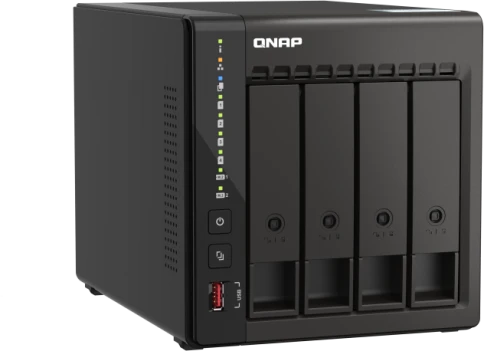 Сетевое хранилище без дисков/ SMB QNAP TS-453E-8G NAS, 4-tray w/o HDD. 2xHDMI-port. 4-core Celeron J6412 2-2.6 GHz, 8GB DDR,  2x2.5Gb LAN, 2 x M.2 2280 PCIe Gen 3 x2, 2x USB 3.2 Gen 2 (10Gbps) Port, 2x USB 2.0 port фото 2
