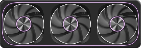 Вентилятор для корпуса Formula Air Fusion 3 BK ARGB 360х120x28 черный 4-pin 34.95дБ Ret фото 1