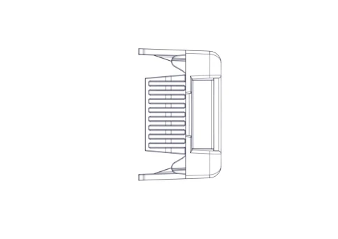 Plastic plug Systeme Electric, Excelente series, 1U , 19", tool-free installation, black (10 pcs.) фото 11