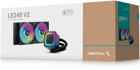 Система водяного охлаждения Deepcool LE240 V2 ARGB Soc-AM5/AM4/1200/1700/1851 черный 4-pin 28.2-31.6dB Al 220W 1359gr Ret (R-LE240-BKAMMC-G-2) фото 6