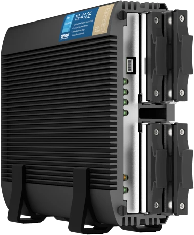 Сетевое хранилище без дисков/ SMB QNAP TS-410E-8G NAS fanless 4 2.5 SSD trays. Intel Celeron J6412 4-core 2.0-2.6 GHz, 8 GB RAM (max), 2x2.5 GbE, 4xUSB 3.2 Gen 2 (10Gbps),1xHDMI фото 7
