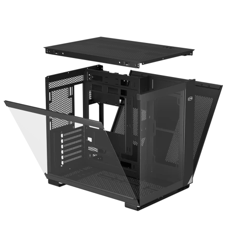 Корпус без блока питания/ Case PCCooler C3 T500 BK, Midi-Tower, TG, no fans, 1xUSB-C 3.1 + 2xUSB-A 3.0, ATX, mATX, mITX Black фото 4
