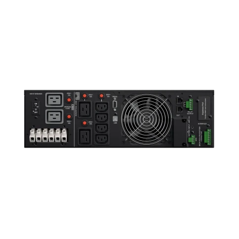 ИБП Online CyberPower 10000VA/10000W USB/RS-232/Dry/EPO/SNMPslot/RJ11/45/без ВБМ (4 IEC С13, 4 IEC C19, 1 Hardwire Terminal Block), 0.8х0.6х0.3м., 25кг./ UPS Online CyberPower OL10KERT3UPM 10000VA/10000W USB/RS-232/Dry/EPO/SNMPslot/RJ11/45/ без ВБМ (8 IEC фото 5
