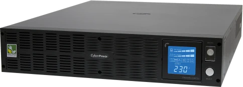 ИБП CyberPower PR3000ELCDRT2U, Rackmount, Line-Interactive, 3000VA/2700W, 9 IEC-320 С13, 1 IEC C19 розеток, USB&Serial, RJ11/RJ45, SNMPslot, LCD дисплей, Black, 0.5х0.6х0.3м., 45.1кг./ UPS Line-Interactive CyberPower PR3000ELCDRT2U 3000VA/2700W USB/RS фото 5