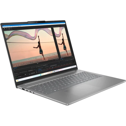 Ноутбук/ Lenovo IdeaPad Slim 5 16AHP10 16"(2880x1800 OLED)/AMD Ryzen 7 8845HS(3.8Ghz)/16384Mb/512PCISSDGb/noDVD/Int:AMD Radeon 780M/Cam/BT/WiFi/80WHr/war 1y/1.76kg/luna grey/noOS + 100W, RU kbd фото 4