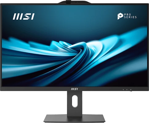 Моноблок/ MSI PRO AP272P 14M   27"(1920x1080 IPS)/Intel Core i3 14100(3.5Ghz)/8192Mb/256PCISSDGb/noDVD/Int:Intel UHD Graphics 730/Cam/BT/WiFi/-/war 1y/7.5kg/Black/DOS + Wireless KB+M фото 1