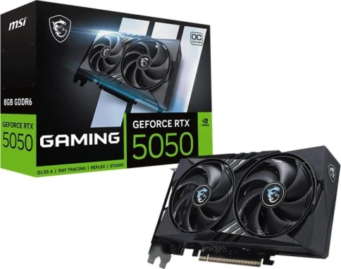 Видеокарта MSI PCI-E 5.0 RTX 5050 8G GAMING OC NVIDIA GeForce RTX 5050 8Gb 128bit GDDR6 2632/20000 HDMIx1 DPx3 HDCP Ret фото 5