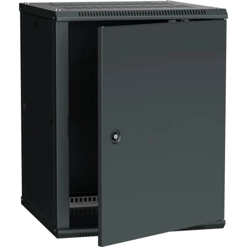 ITK Шкаф LINEA W 12U 600x600 мм дверь металл, RAL9005 фото 1