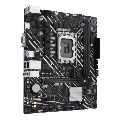 Материнская плата/ PRIME H610M-K ARGB//LGA1700 H610 U32 GEN 1 M.2 AURA MB фото 3