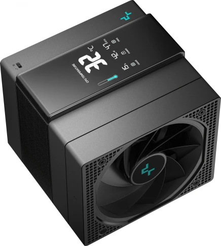 Устройство охлаждения(кулер) Deepcool Assassin IV VC Vision Soc-AM5/AM4/1200/2066/1700/1851 черный 4-pin 22.6-29.3dB Al+Cu LCD 300W 1780gr Ret (R-ASN4-BKNVMD-G) фото 5