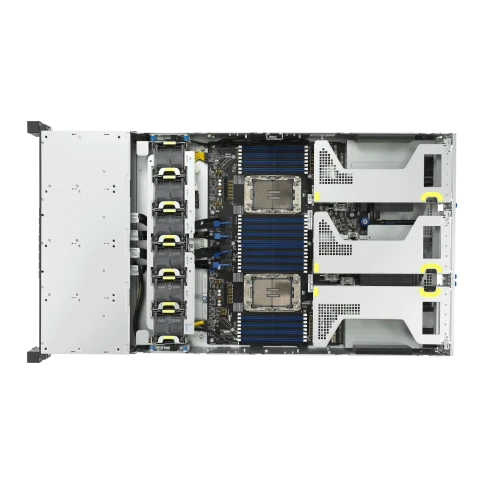Серверная платформа/ ASUS RS720-E12-RS8G, 2U, 2x LGA 4710, 32x DDR5 6400, 8 x 2.5" hsb 8x SATA/SAS*/NVMe, 8x PCIe slots* + 2x OCP3.0*, 2x m.2 2280/2260, no LAN, 1+1 3200W фото 8