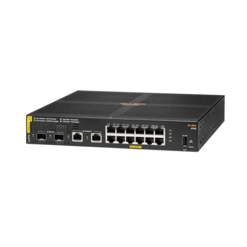 Коммутатор JL679A HPE Aruba 6100 Managed 12G Class4 PoE 139W 2SFP+ Switch фото 1