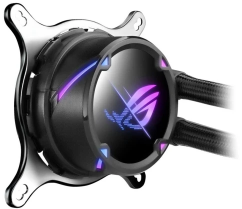 Система водяного охлаждения ASUS ROG Strix LC II 360 ARGB Soc-AM4/1151/1200/2066/1700 черный 4-pin 37.6dB Al Ret (90RC00F1-M0UAY4) [90RC00F1-M0UAY4] фото 2