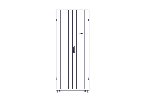 Шкаф Systeme Electric, серия Uniprom, 42U-800/1070, боковые панели 4шт, черный фото 9