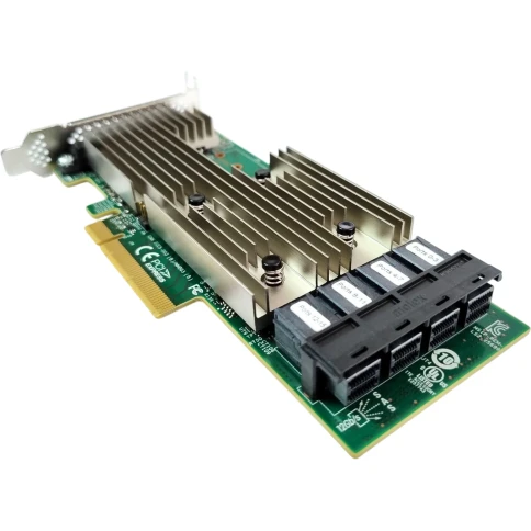 HBA адаптер Broadcom 9305-16i SGL PCIe 3.0 x8 LP, SAS/SATA 12G HBA, 16port (4*int SFF8643)/ LSI MegaRAID 9305-16i SGL PCIe 3.0 x8 LP, SAS/SATA 12G HBA, 16port (4*int SFF8643) фото 5