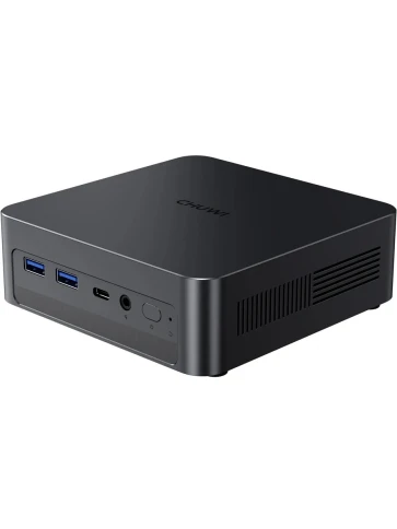 Компьютер/ Chuwi AuBox  Intel Core Ultra 7 256V(2.2Ghz)/16384Mb/1000PCISSDGb/Int:Intel Iris Xe Graphics/BT/WiFi/war 1y/0.865kg/Gray/Win11Pro + DDR5 (no Slots)/USB3.2*5/HDMI*2/DP*1/RJ45*1/WIFI6E,BT5.3/Tipe-C*2/bracket/Aluminum Alloy + Galvanize фото 2