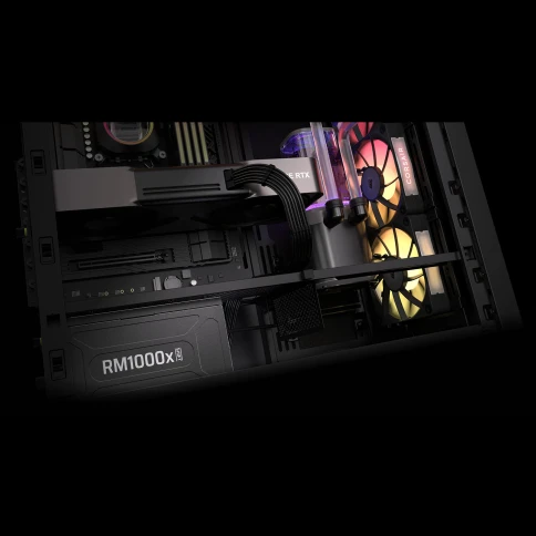 Блоки питания/ Power Supply Corsair RM1000x SHIFT, Model RPS0222, 1000W 80+ Gold (ATX, 3.1, PCIe 5.1, Full modular, 1x24(20+4)pin, 1x12V-2x6, 2x4+4-pin CPU +12V (EPS), 8x4-pin Molex, 4x6+2-pin PCIe, 16xSATA3, Active, 140x140mm, 150x140x86mm, APFC, Power c фото 7