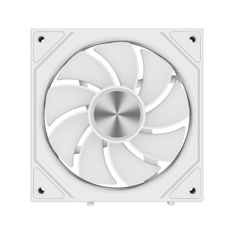 Кулер для корпуса/ Case Cooler PCCooler F3 X120R ARGB WH Reverse (120x120x25mm, 4-pin PWM, ARGB, 54CFM, 28.4dBA, 1800RPM, White) фото 3