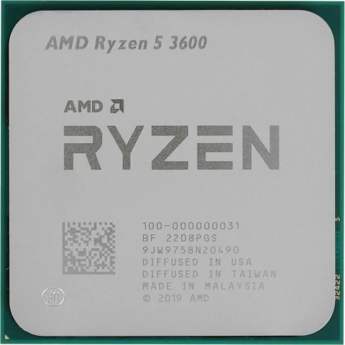 Процессор/ CPU AM4 AMD Ryzen 5 3600 (Matisse, 6C/12T, 3.6/4.2GHz, 32MB, 65W) OEM фото 1