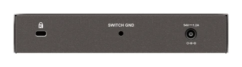 Коммутатор/ PoE-коммутатор, 8x1000Base-T (4x1000Base-T PoE), PoE-бюджет 60 Вт, корпус металл фото 3