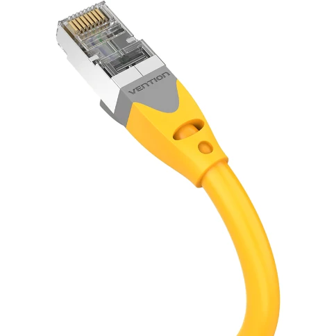 Патч-корд Vention прямой SFTP cat.6A, RJ45 - 1м. Серый фото 2