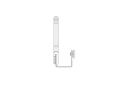 Vertical cable manager Systeme Electric, Excelente series, 42U, plastic fingers, single row, for mounting in a mounting channel фото 13