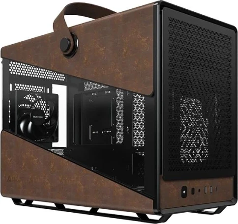 Корпус Montech Heritage PRO (B) черный без БП mATX 5x120mm 2x140mm 2xUSB3.0 audio bott PSU фото 1