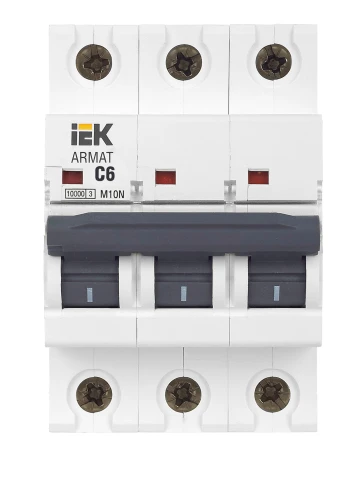 ARMAT Авт. выкл. M10N 3P C 6А IEK фото 8