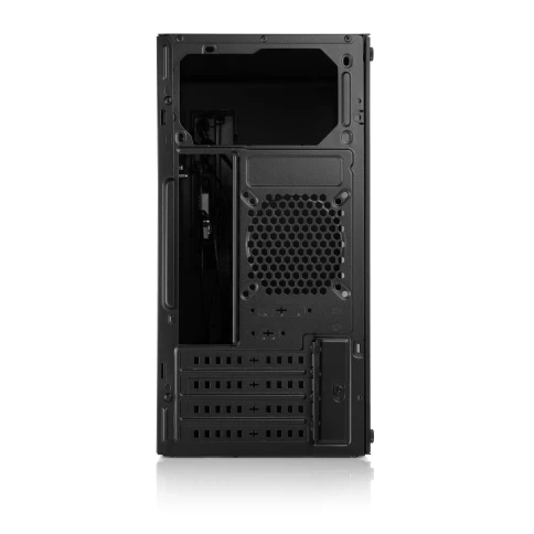 Корпус без блока питания/ Case Foxline FL-728TG, mATX, TG, 1xUSB3.0+1xUSB2.0+1xType-C(USB2.0)+1xARGB strip on front, Black фото 4