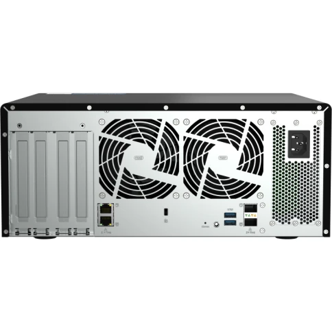 Сетевое хранилище без дисков/ Enterprise QNAP TS-h1290FX-7302P-128G12-Bay NAS(2.5 SATA/SSD U.2 NVMe w/o HDD), AMD EPYC 7302P 3.0 GHz (3.3 GHz), 128 GB DDR4 ECC, 2x2.5GbE LAN, 2 x 25GbE SFP28 port фото 6