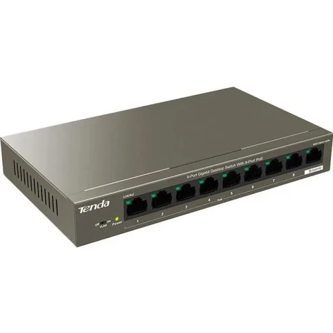 Коммутатор/ Коммутатор 9PORT 10/100/1000M POE TEG1109P-8-102W TENDA фото 2