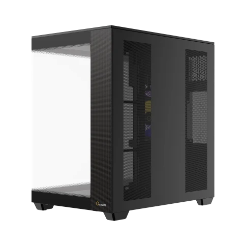 Корпус ПК без блока питания/ Case Ocypus Delta C74 BK ARGB, Midi-Tower, TG, 2x120mm ARGB, 2xUSB-A 3.0 + 1xUSB-C 3.1, ATX, mATX, mITX Black фото 3
