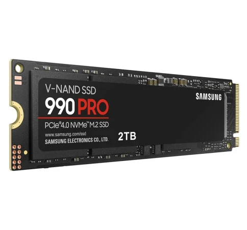 Твердотельные накопители/ Samsung SSD 990 PRO, 2000GB, M.2(22x80mm), NVMe 2.0, PCIe 4.0 x4, V-NAND TLC, R/W 7450/6900MB/s, IOPs 1 400 000/1 550 000, DRAM buffer 2048MB, TBW 1200, DWPD 0.33 (12 мес.) фото 5