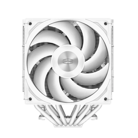 Кулер для процессора/ CPU Cooler PCCooler RZ620 WH (260W, 4-pin PWM, 157.5mm, Al/Cu, 6x6mm, 2x120mm, 86.73CFM, 32dBA, 2000RPM, S: 1851/1700/1200/115X, AM5/AM4, white) фото 1
