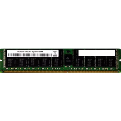 Оперативная память/ 64GB RDIMM, 5600MT/s, Dual Rank фото 1
