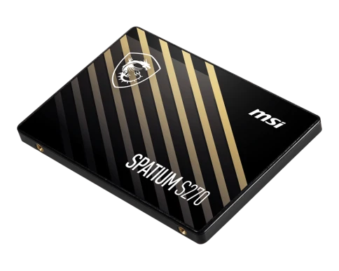 MSI SSD SPATIUM S270, 960GB, 2.5" 7mm, SATA3, 3D TLC, R/W 500/450, IOPs 55 000/80 000, TBW 500, DWPD 0.28 (5 лет) фото 4