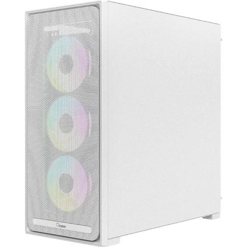 Корпус ПК без блока питания/ Case Ocypus Delta C70 WH ARGB, Midi-Tower, TG, 4x120mm ARGB, 2xUSB-A 3.0 + 1xUSB-C 3.1, E-ATX, ATX, mATX, mITX White фото 2