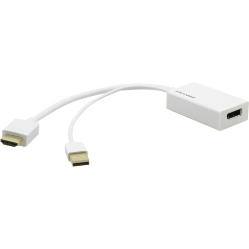 Переходник HDMI вилка на DisplayPort розетку, поддержка 4К фото 1