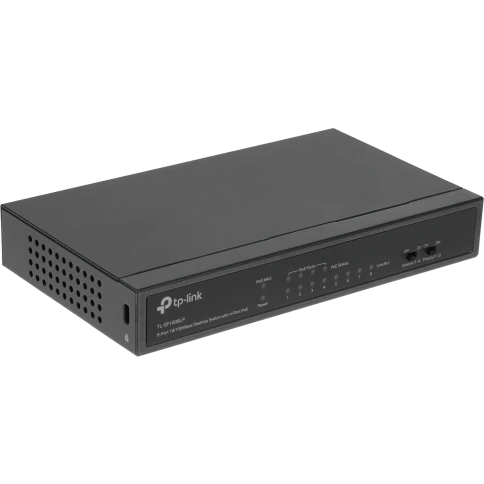 Коммутатор/ 8-port 10/100 Mbps unmanaged switch with 4 PoE ports, metal case, desktop installation, PoE budget-41w. фото 1