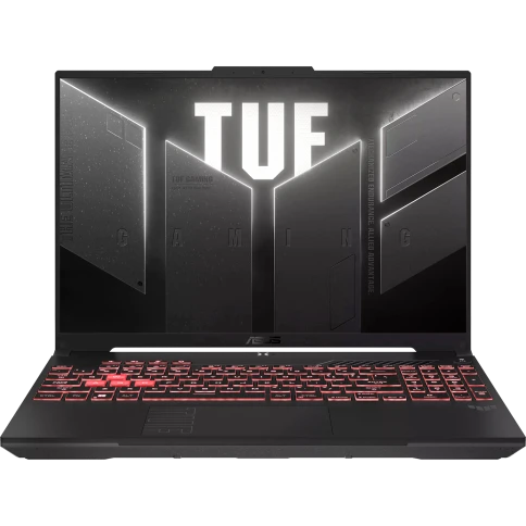 Ноутбук/ ASUS TUF A16 FA607NUQ-RL024 16"(1920x1200 (матовый, 144Hz) IPS)/AMD Ryzen 7 170(3.2Ghz)/16384Mb/512PCISSDGb/noDVD/Ext:nVidia GeForce RTX4050(6144Mb)/Cam/BT/WiFi/56WHr/war 1y/2.2kg/Mecha Gray/DOS фото 1