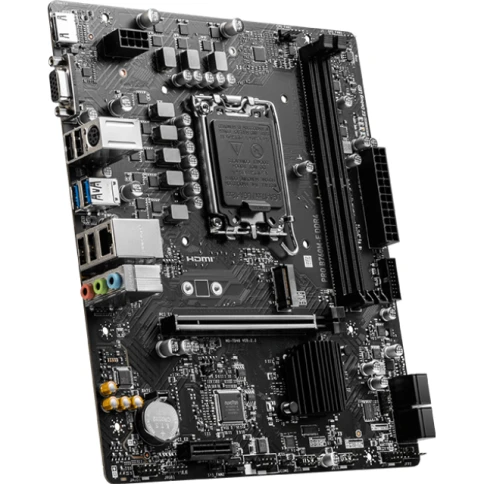 Материнская плата/ MB MSI INTEL B760 s1700, 2xDDR4(64GB), D-SUB/HDMI 1.4, 1xPCIe 4.0x16, 1xPCIe 3.0, 1xLAN, 4xSATA 6Gb/s, 1xM.2, 2xUSB 3.2, 4xUSB 2.0, 1xPS/2, mATX фото 4