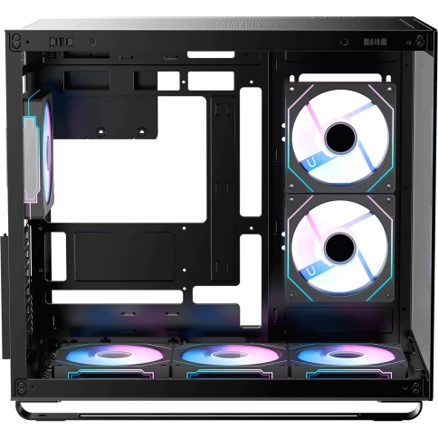 Корпус ПК без блока питания/ Case Ocypus Iota C70 BK ARGB, Midi-Tower, TG, 6x120mm ARGB, 2xUSB-A 3.0 + 1xUSB-C 3.1, ATX, mATX, mITX Black фото 5